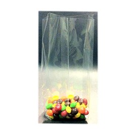 1500 Pcs 4x2x8 Clear Side Gusseted Cello Cellophane Bags Good for Candy Cookie Bakery (by UNIQUEPACKING)
