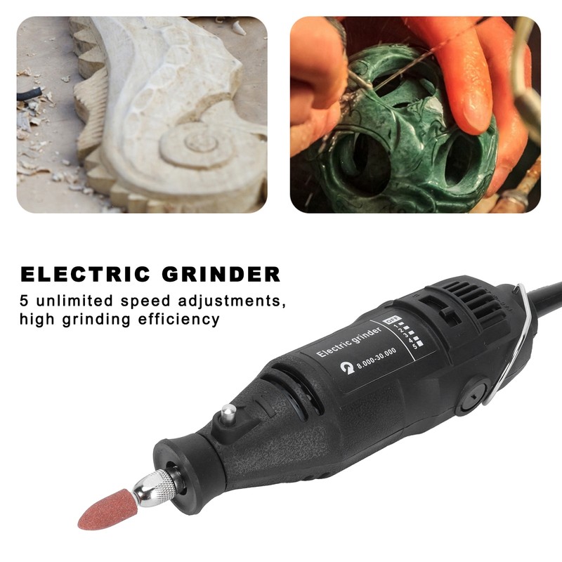 Mini Electric Grinder 130W HandHeld DIY Grinding Drilling Machine 50/60HZ