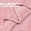 MUGD Soft Blankets Fuzzy Soft Fuzzy Throw Blanket Pink Fleece