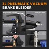 FOUR UNCLES 3L Brake Bleeder Vacuum Pump Kit - Pneumatic