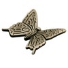 Denpetec 10 Pcs Butterfly Alloy Cabinet Knobs,Vintage Butterfly Shape Drawer