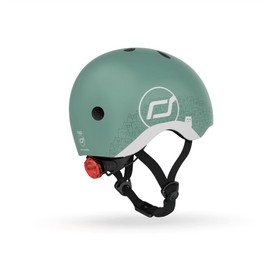 Scoot&Ride Unisex Youth Helmets XXS, Reflective Forest, S