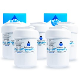 5-Pack Replacement for General Electric TFX22XPDAAA Refrigerator Water Filter - Compatible with General Electric MWF, MWFP Fridge Water Filter Cartridge