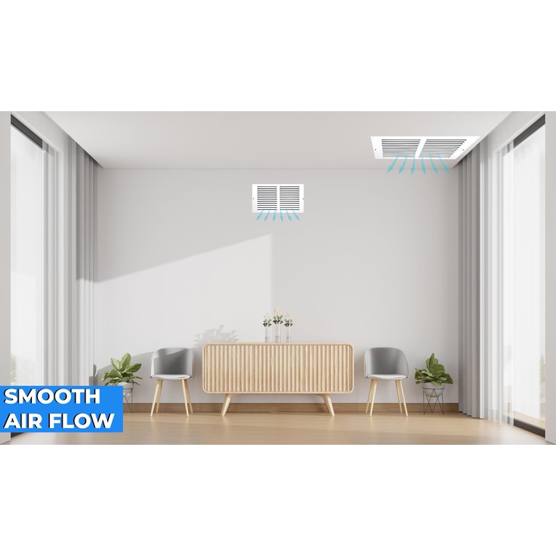 HVAC Premium 32" x 14" [Duct Opening] Flat Stamped Steel