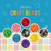 540pcs John Bead Assorted Plastic Pony Craft Beads for DIY