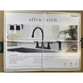 Allen + Roth *NEW* Allen Roth Townley Kitchen Faucet Bronze 5505637