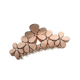 VINGTAINE H7692-PK Hair Claw Flower Large Size Hair Clip Hair Accessory Adult Casual Simple Gift Present