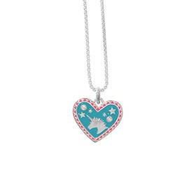 Thomas Sabo SCKE150209 Necklace Approx. 38/40/42 cm 925 Sterling Silver Cold Enamel Zirconia Turquoise 38 cm