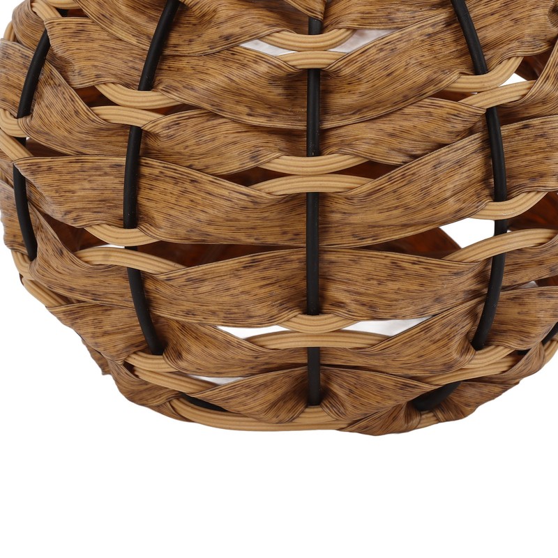Outdoor Solar Lantern LED Waterproof Hollowed Rattan Ball Solar Hanging
