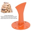 Firewood Kindling Splitter, Portable Forged Steel Manual Log Splitter with