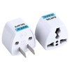 ANRANK UAE25010AK High Performance Universal UK/EU/AU to US Adapter Travel