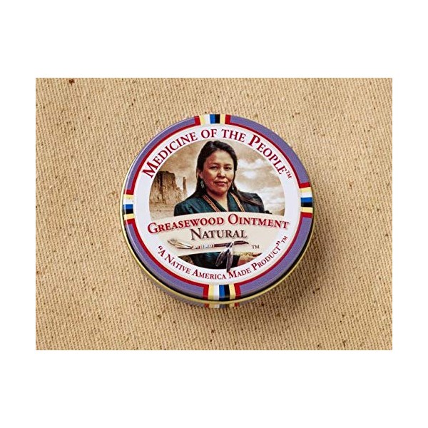 Navajo Medicine of the People Greasewood Ointment for Eczema, Psoriasis and Dry Cracking Skin - 3 oz - Powwow
