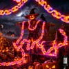 amadecohome Halloween Decorations Plastic Chain Lights, 10ft Outdoor Waterproof Orange