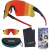 ER00 115 pequeñas gafas de sol deportivas sin marco para