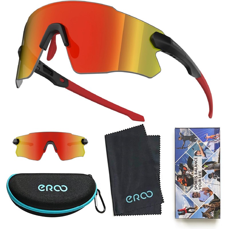 ER00 115 pequeñas gafas de sol deportivas sin marco para