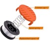 5 Pieces Strimmer Spool Fitting Replacement for Black and Decker