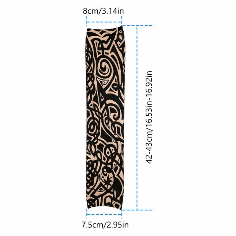 M.K ZIZZYPOP Tattoo Sleeves for Men & Women, Compression Arm