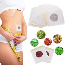 Bebeay Parches para el Ombligo 100PCS, Parches Anillo para el Ombligo Imán, Materiales Naturales Puros de Medicina Chino, Resistente al Sudor, Fácil  