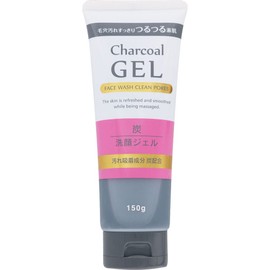 Set of 6: Charcoal Blended Facial Wash Gel, 5.3 oz (150 g)