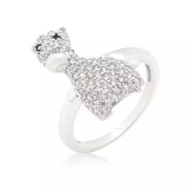 Unbranded Cubic Zirconia Giraffe Ring - 9