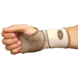 Mueller Life Care Contour Wrist Support Sleeve, Taupe - X-Large 9.5-10.5"
