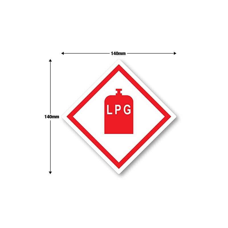 Signs247 LPG Sticker for Caravan Campervan Motorhome