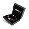 SERASAR Mens Bracelets 20cm Gold Gift-Box Genuine-Leather Cowhide Braided Adjust-Able
