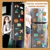 Xuhal 30 Pcs Travel Diamond Painting Magnets Adventure Awaits Diamond