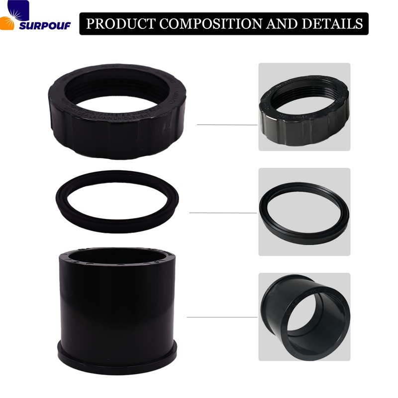 SURPOUF SPX3200UNKIT Union Connector Kit 3PACK Fits For Hayward Pool