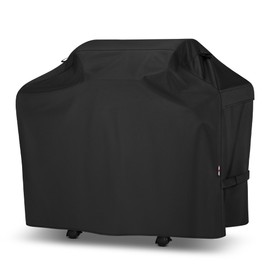 Unicook 50 Inch Grill Cover for Outdoor Grill, Heavy Duty Waterproof BBQ Cover with Side Handles and Air Vents, Weather Resistant, Fits Weber Charbroil Nexgrill Gas BBQs up to 48 Inch Wide, Black