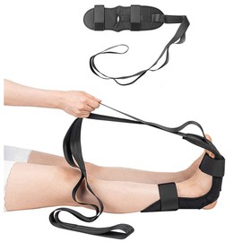 Leg Lifter Strap Multi-Loop Adjustable Elderly Handicap Disability & Pediatrics Mobility Aids with Foot Drop Corrector for Wheelchair, Bed, Car, Couch, Hip & Knee Replacement