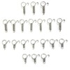Cotsdan 20Pcs Spring Door Latch for Cages Metal Finger Spring