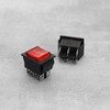 ECSiNG 5PCS Toggle Switch KCD2-203 Rocker Switch 3 Positions Rocker