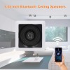 Herdio Bluetooth Ceiling Speakers 5.25" Wall Flush Mount Indoor/Outdoor Speakers