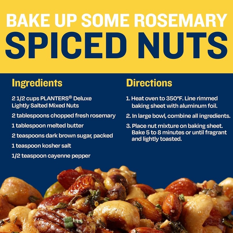 Planter's Planters Mixed Nuts, Lightly Salted Deluxe Mixed Nuts, 15.25