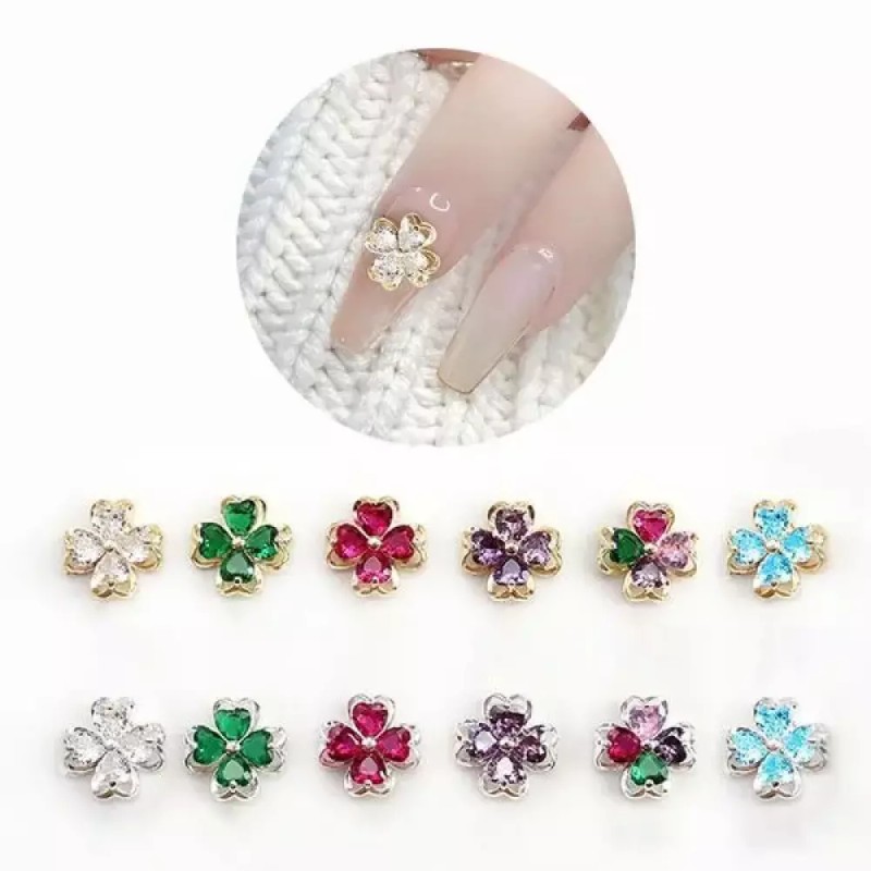Clover 네일아트 럭셔리 크로버 지르콘파츠 12종 단품 [지르콘파츠-135] Nail Art