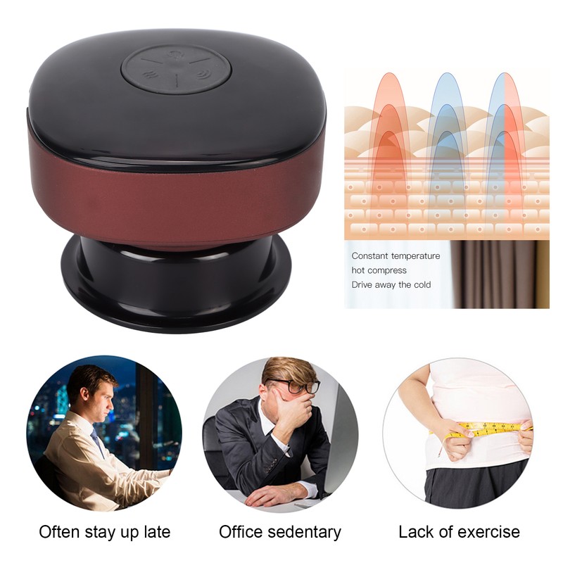 Electric Scraping Massager 4 Gears Adjustable Negative Pressure Scraping Cupping