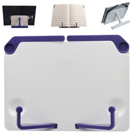 Maydahui Bookstand, Bookstand, Tabletop, Writing Stand, Foldable, Lightweight, Book Holder, Adjustable Data Holder, Learning Stand, Music Stand, Textbook, Cookbook, Act, Book Stopper, Reading Stand,