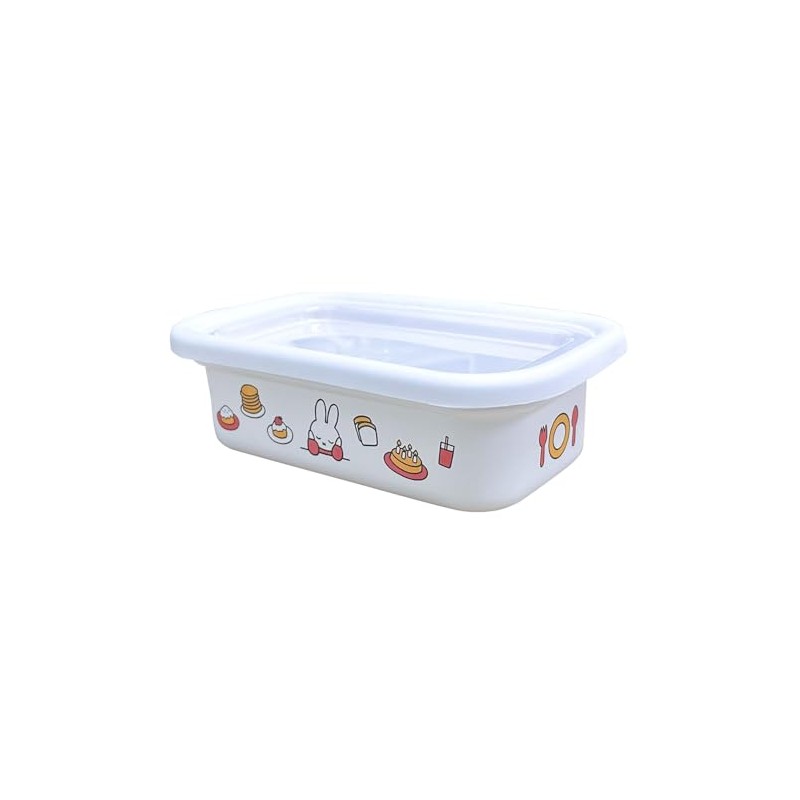 Fuji Hollow Butter Case, Miffy with Stainless Cutter, White