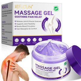 Joint Purple Gel, Natural Safe Purple Relief Soothing Massage Cream, Joint Activities Throughout The Body, Effective Relief for Back, Neck, Hands, Kneel, Waist