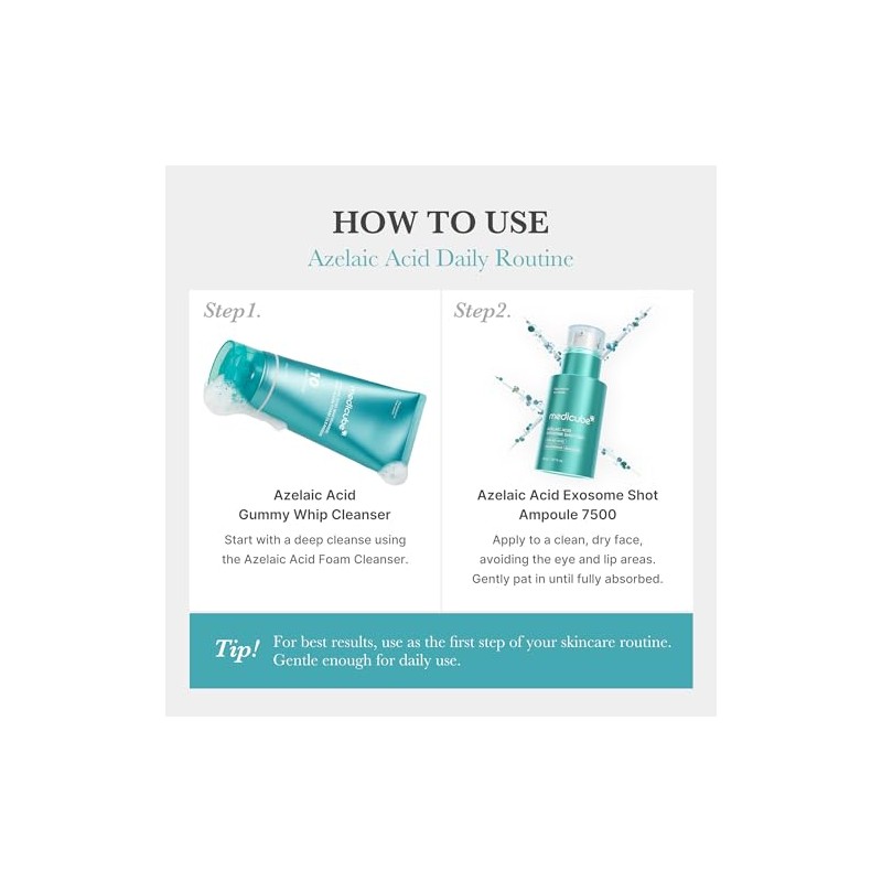 Medicube Azelaic Acid Exosome Shot 7500-30ml | Niacinamide + Exosome