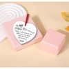 DWUENT Retirement Gifts for Women, Heartfelt Acrylic Keepsake 7.2x7.2cm Inspirational