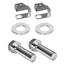 2 Pack Exhaust Manifold Flange Bolts U Nuts Hardware Kit Fit for Dodge Dakota 2004-2010 Ram 1500 2011-2024 Fit for Jeep Wrangler 2007-2012 Replace 6036734AA 6036684AA