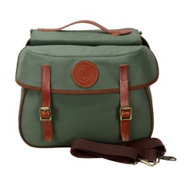 TOURBON Waterproof Canvas Bicycle Bike Rear Seat Carrier Bag Cycling Double Pannier Bag Pack (Green (Can't Roll Up))