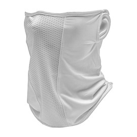 ieron UPF 50+ Unisex Breathable Cooling Face Cover, UV Sun Protection Mask for Face Cover for Summer Outdoor Activities (White)
