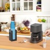 WINFFOR Disposable Cup Organizer Dispenser - Black Acrylic Cup and