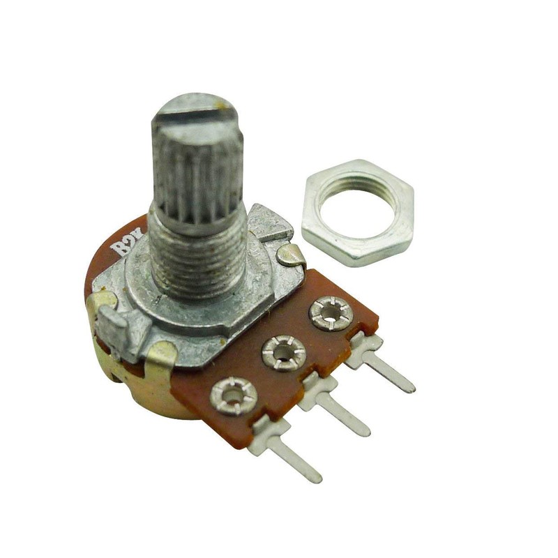 Aihasd B2K 2K Ohm Adjustment Single Linear Rotary Taper Potentiometer