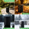 55 Gallon Drum Cover Water Storage Barrel Cover Waterproof Outdoor