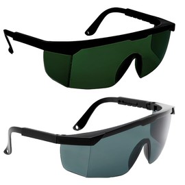EOYVAIL Protective Glasses, Laser Safety Glasses, Protective Glasses, Protective Glasses, Laser Safety Glasses, UV Protection (2 Pairs)