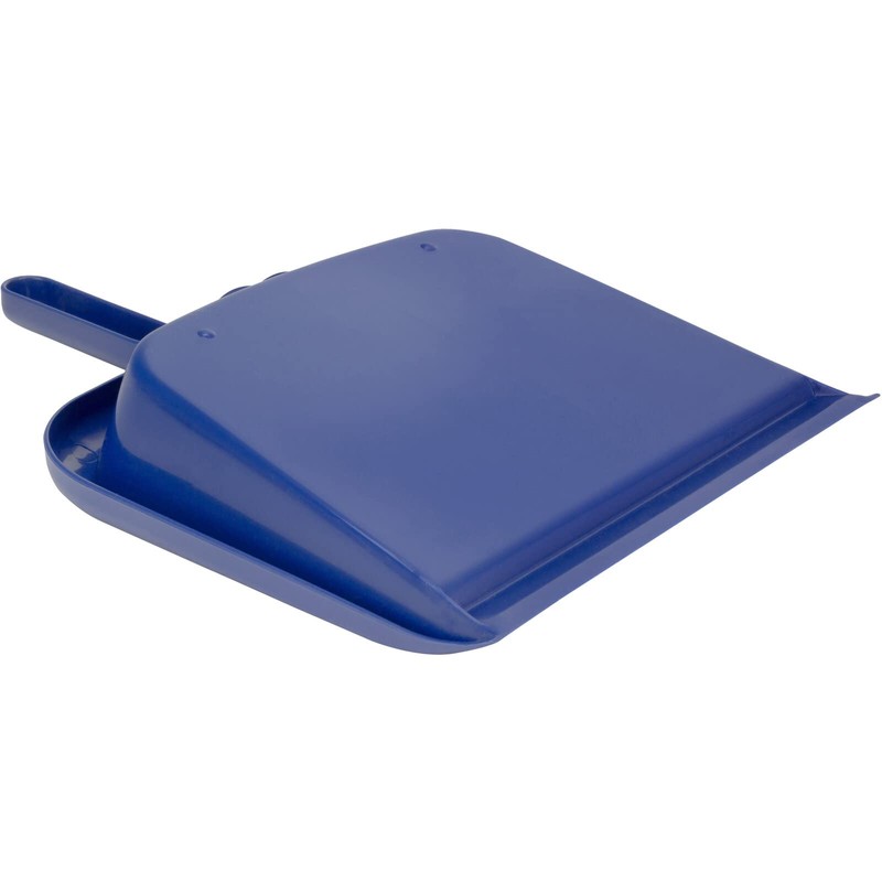 SPARTA Large Handheld Dustpan with Hanging Hole, Heavy-Duty Plastic Dustpan